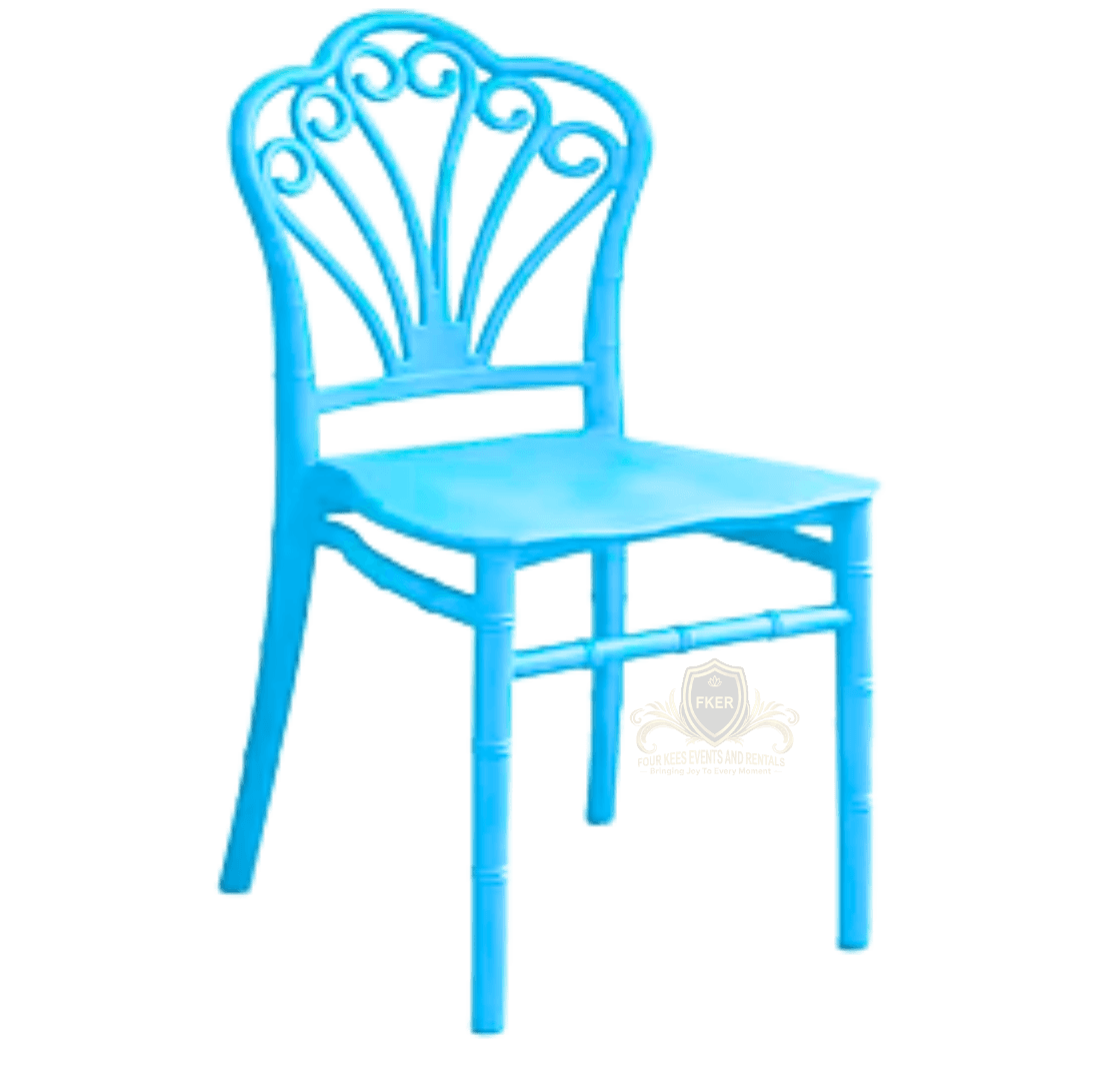 Kids Party Chair Blue from Four Kees Events and Rentals inventory