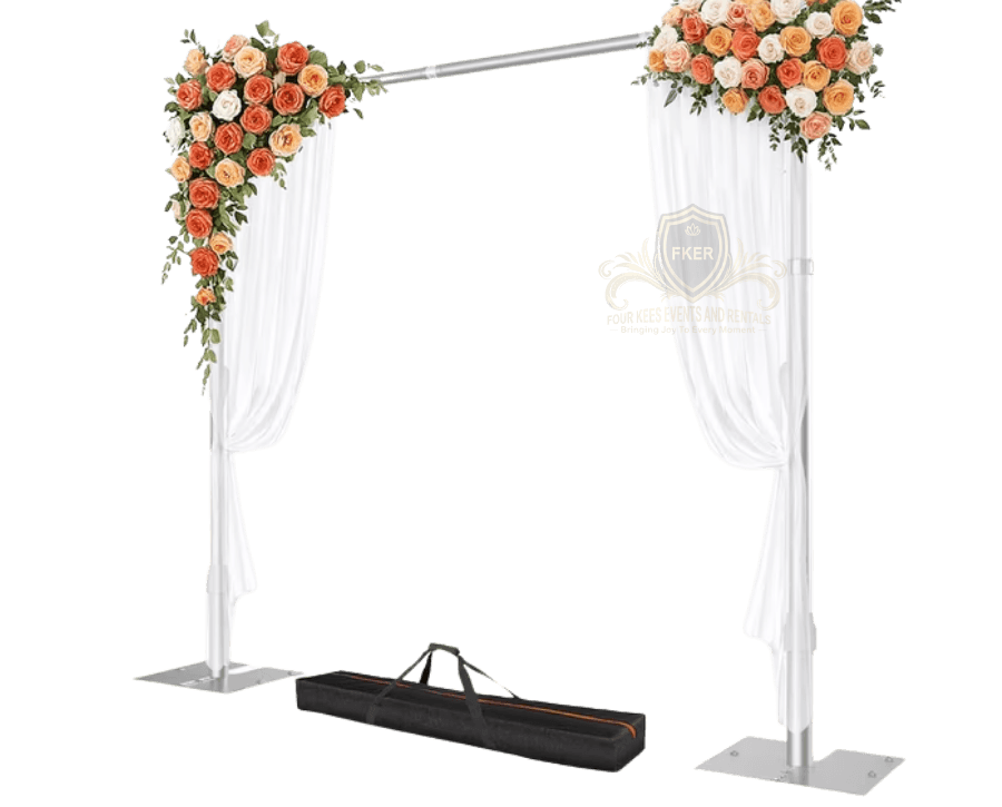 Wide Pipe Drape Kit from Four Kees Events and Rentals inventory