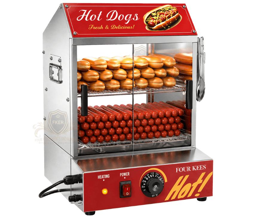 Commercial 2 Tier Hot Dog Steamer Bun Warmer from Four Kees Events and Rentals inventory